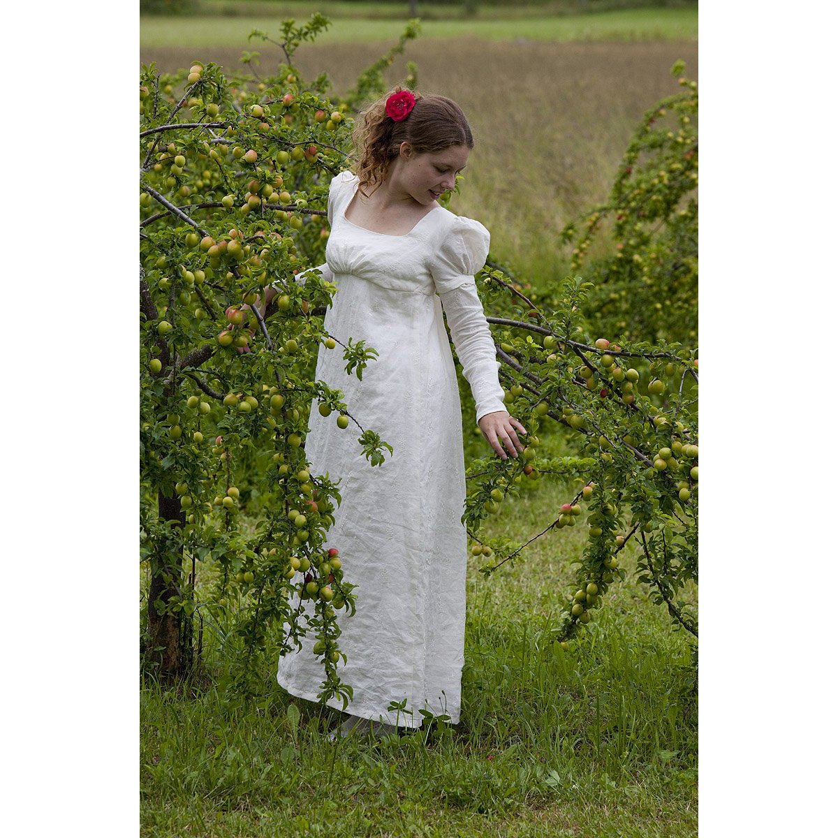long sleeve regency dress Pattern KissProm Sky Blue Halter COLLECTION::BLK/WHT Size:Extended